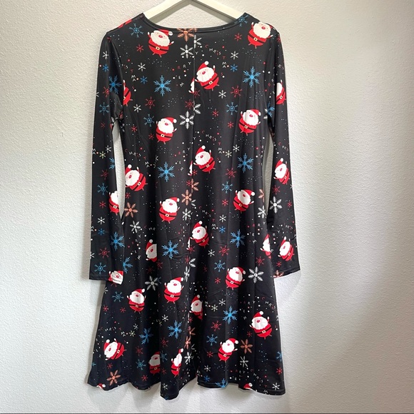 Women's Christmas Party Dress Black - Picture 5 of 6